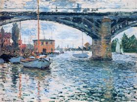 Le Pont routier, Argenteuil, 1874, Claude Monet