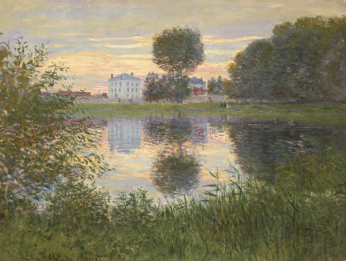 L'arbre en boule, Argenteuil, 1876, Claude Monet
