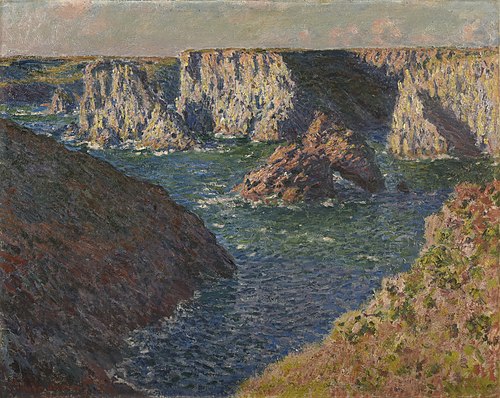 Les Rochers de Belle-Ile, 1886, Claude Monet