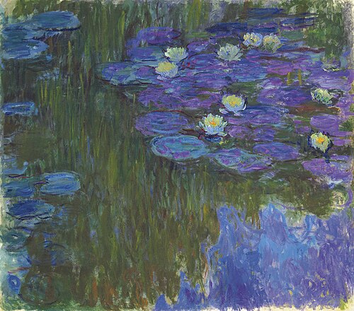 Nymphéas en fleur, 1915, Claude Monet