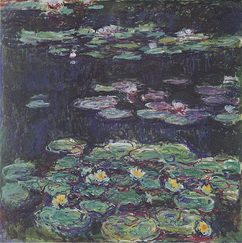 Nymphéas blancs et jaunes, 1916, Claude Monet