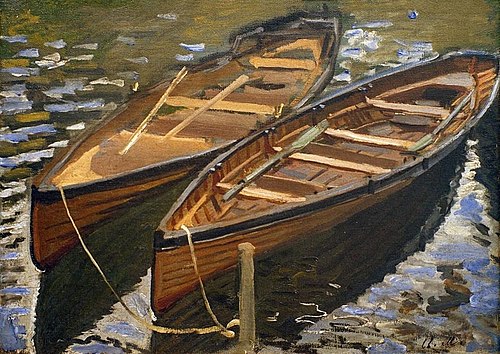 Barques, 1869, Claude Monet