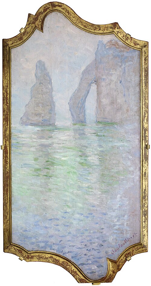 Étretat, L'Aiguille et la Porte d'Aval, 1886, Claude Monet