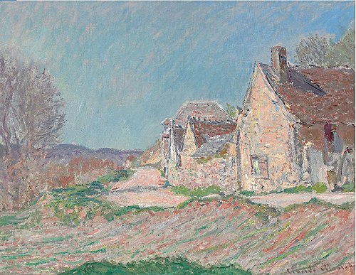 Maisons au bord de la route, 1885, Claude Monet