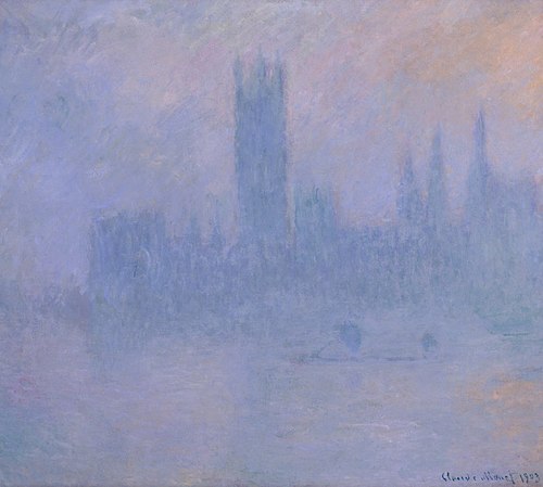 Le Parlement, symphonie en bleu, 1903, Claude Monet