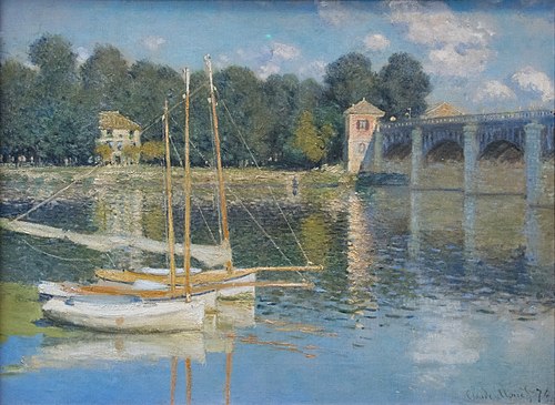 Le Pont d'Argenteuil, 1874, Claude Monet