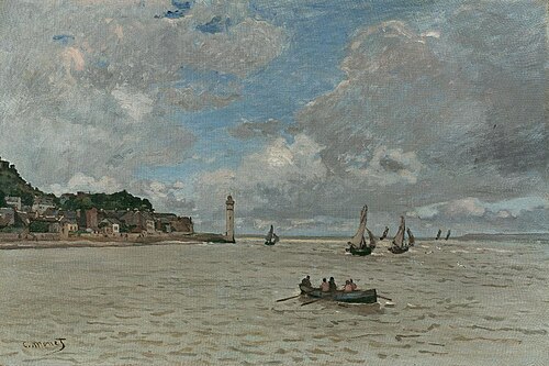 Le Phare de Honfleur, 1864, Claude Monet