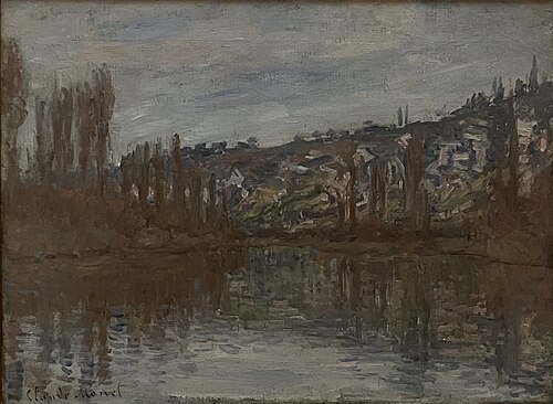 La Seine en aval de Vétheuil, 1879, Claude Monet