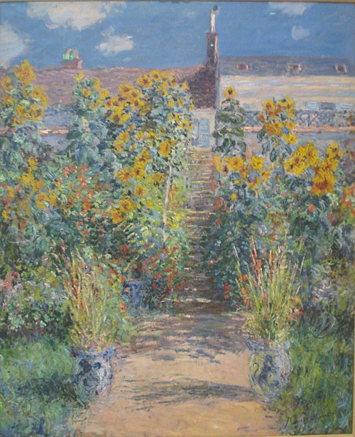 Jardin à Vétheuil, 1881, Claude Monet