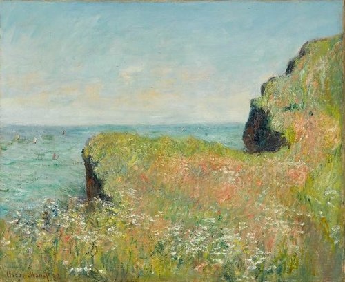 Bords de la falaise à Pourville, 1882, Claude Monet
