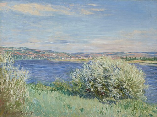Les bords de la Seine près de Vétheuil, 1881, Claude Monet