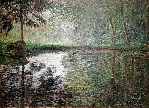 Coin de l'étang à Montgeron, 1876, Claude Monet