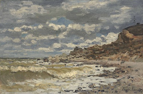 Bord de mer à Sainte-Adresse, 1868, Claude Monet