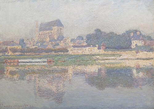 Église de Vernon, soleil, 1894, Claude Monet