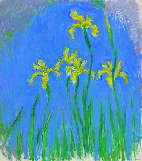 Les Iris, 1924, Claude Monet