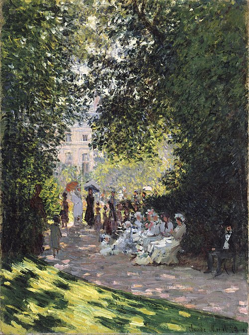 Le Parc Monceau, 1878, Claude Monet