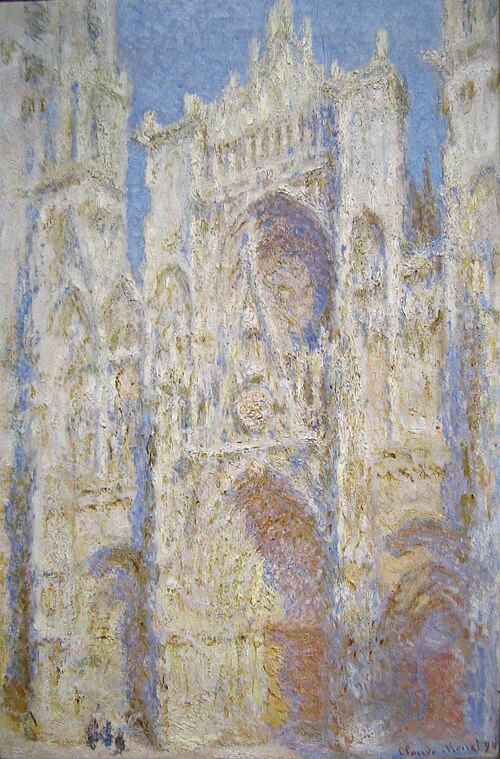 La Cathédrale de Rouen, le Portail, Soleil, 1892, Claude Monet