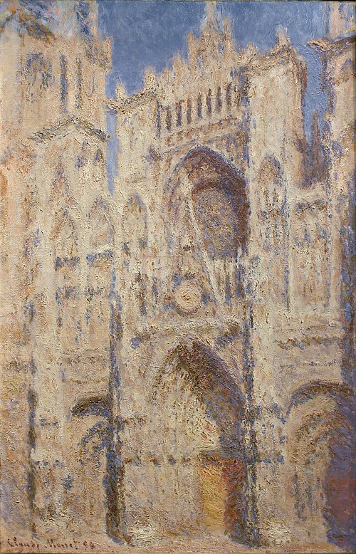 La Cathédrale de Rouen, le Portail, Soleil, 1892, Claude Monet