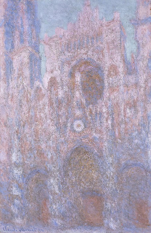 La Cathédrale de Rouen, Symphonie en gris et rose, 1892, Claude Monet