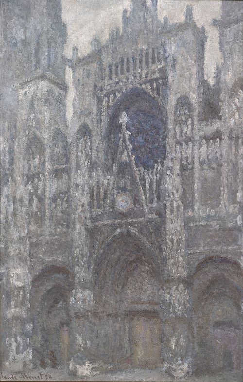 La Cathédrale de Rouen, le Portail, Temps gris, 1892, Claude Monet