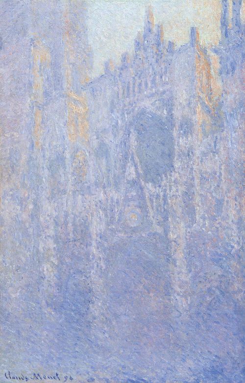 La Cathédrale de Rouen, le Portail, Brouillard matinal, 1893, Claude Monet