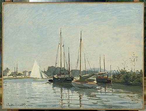 Pleasure Crafts, 1872, Claude Monet