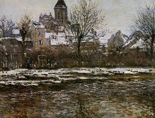 Effet de neige à Vétheuil, 1878, Claude Monet