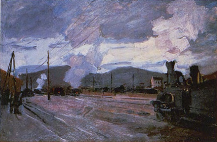 La Gare d'Argenteuil, 1872, Claude Monet