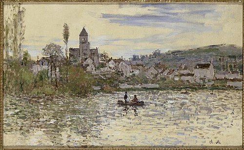 La Seine à Vétheuil, 1879, Claude Monet