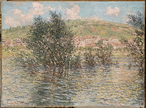 La Seine à Vétheuil, effet de soleil après la pluie, 1879, Claude Monet