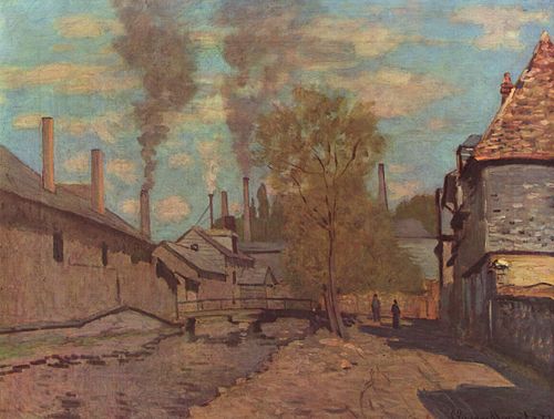 Le Ruisseau de Robec, 1872, Claude Monet