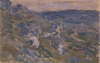 Hillsides near Vétheuil, 1881, Claude Monet