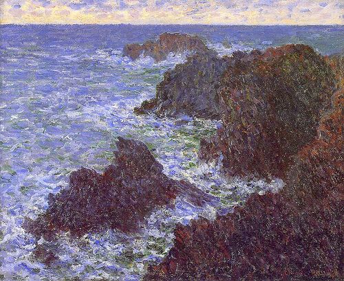 Les Rochers de Belle-Île, la Côte sauvage, 1886, Claude Monet