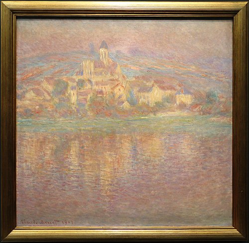 Vétheuil, soleil couchant, 1900, Claude Monet