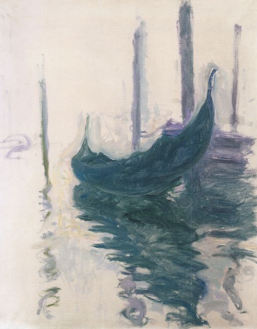 Gondoles à Venise, 1908, Claude Monet