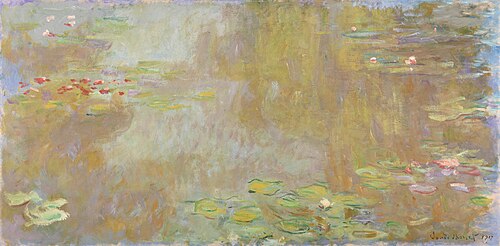 Les Nymphéas à Giverny, 1917, Claude Monet