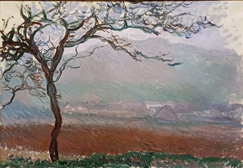 Paysage à Giverny, 1887, Claude Monet