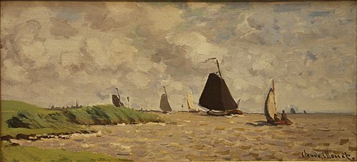 Vue de Voorzan, 1871, Claude Monet