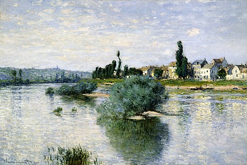 La Seine à Lavacourt, 1880, Claude Monet