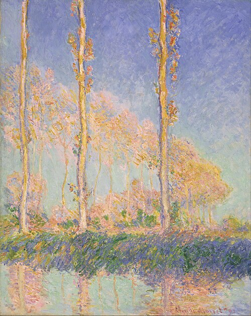 Poplars, 1891, Claude Monet