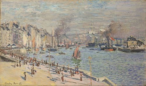 Port of Le Havre, 1874, Claude Monet