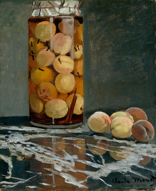 Jar of Peaches, 1866, Claude Monet