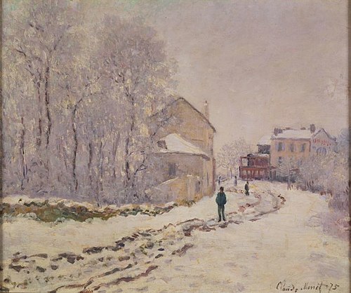 Neige à Argenteuil, 1875, Claude Monet
