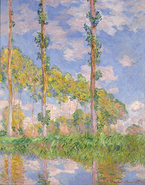 Les Trois Arbres, été, 1891, Claude Monet