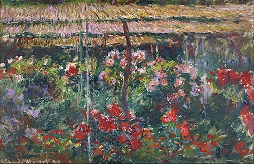 Peony Garden, 1887, Claude Monet