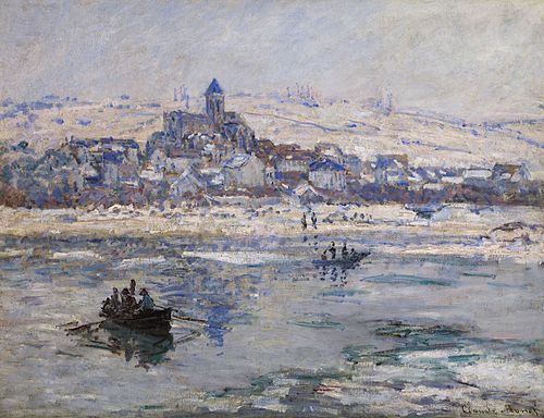 Vétheuil en hiver, 1878, Claude Monet