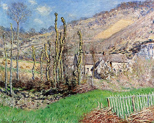 Paysage d'hiver au val de Falaise (Giverny), 1885, Claude Monet