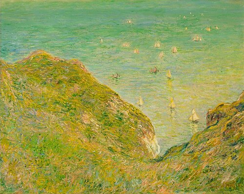 Sur la falaise de Pourville, temps clair, 1882, Claude Monet