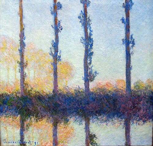 The Four Trees, 1891, Claude Monet