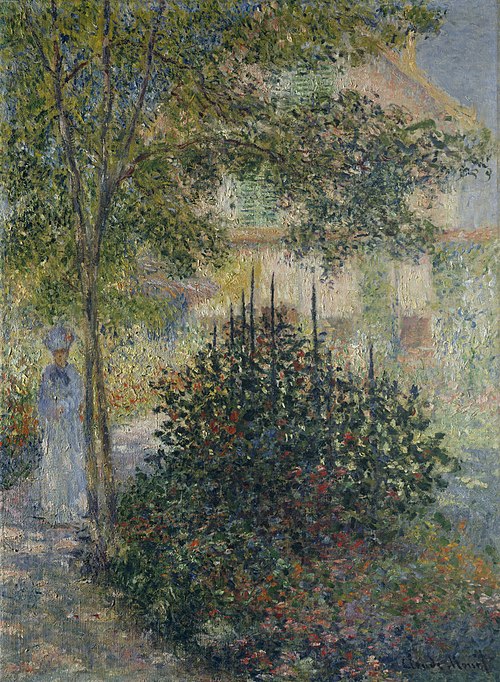 Camille Monet (1847–1879) in the Garden at Argenteuil, 1876, Claude Monet